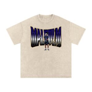 Malcolm McGee Snow Washed Oversized TEE - Image 2