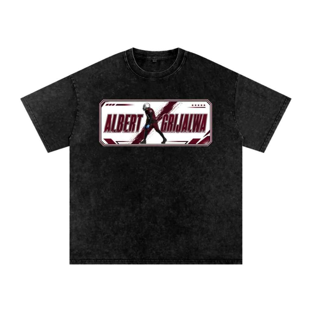 Albert Grijalva  Snow Washed Oversized TEE