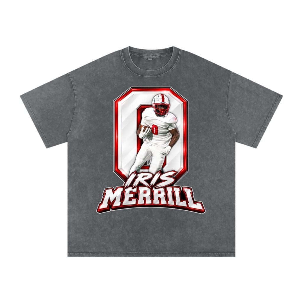 Iris Merrill Snow Washed Oversized TEE