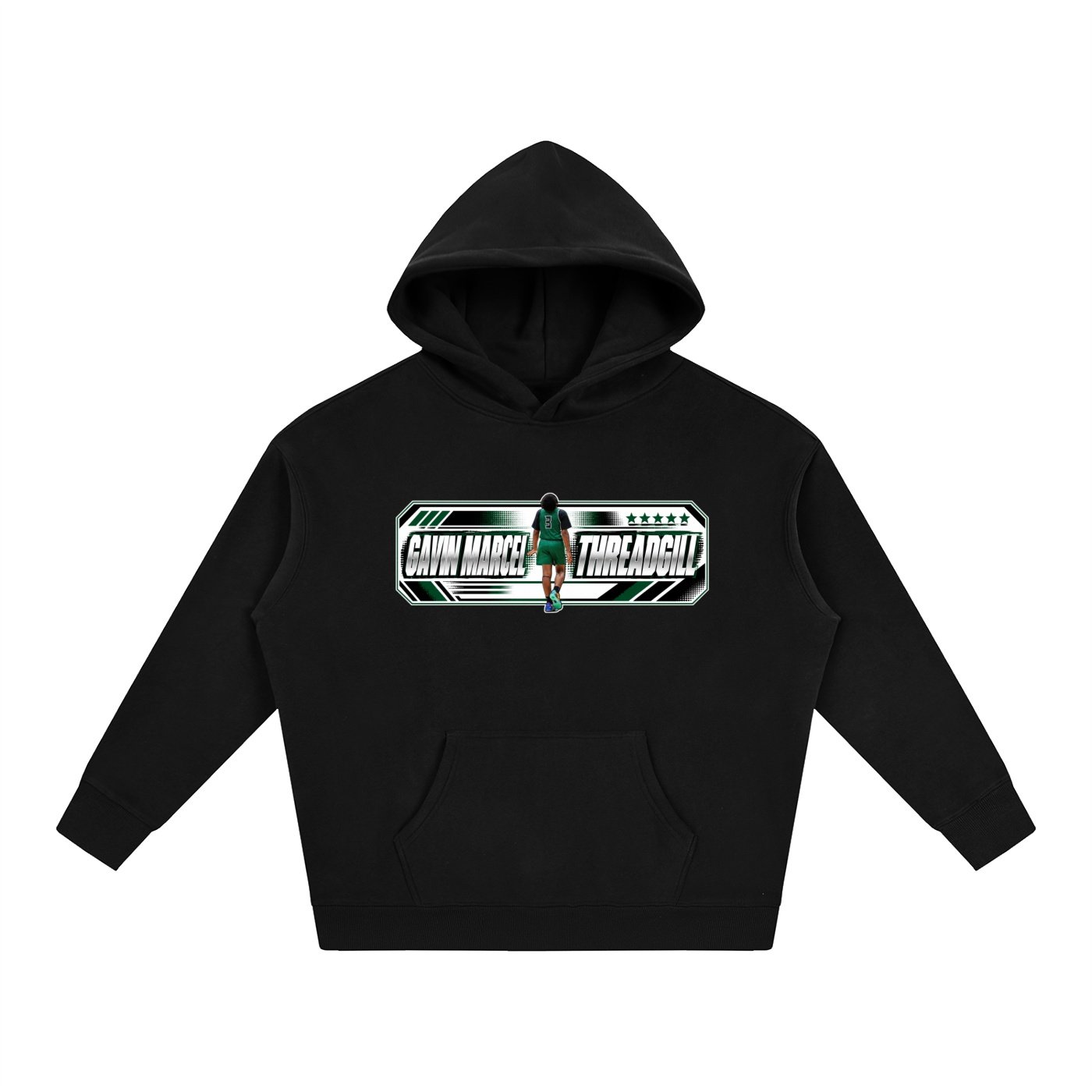 Gavin Marcel Threadgill  Oversize Fleeced Hoodie - Image 1
