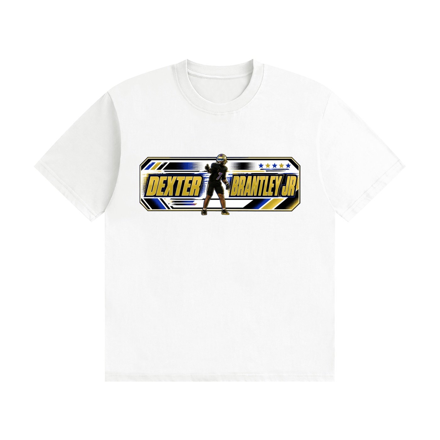 Dexter Brantley Jr, Unisex Cotton T-Shirt - Image 2