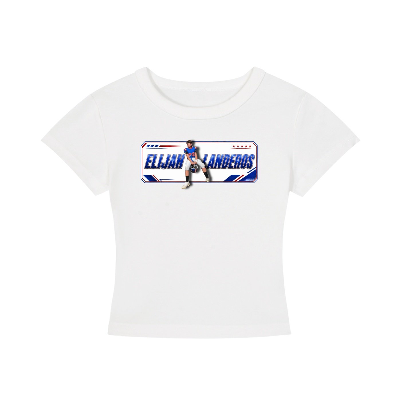 Elijah Landeros Women's CropTop - Image 2