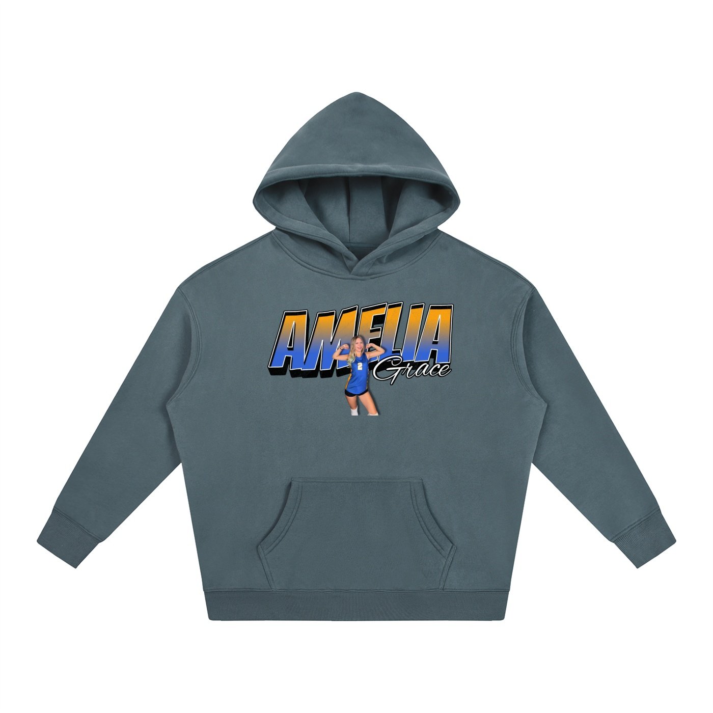 Amelia Grace Oversize Fleeced Hoodie - Image 4