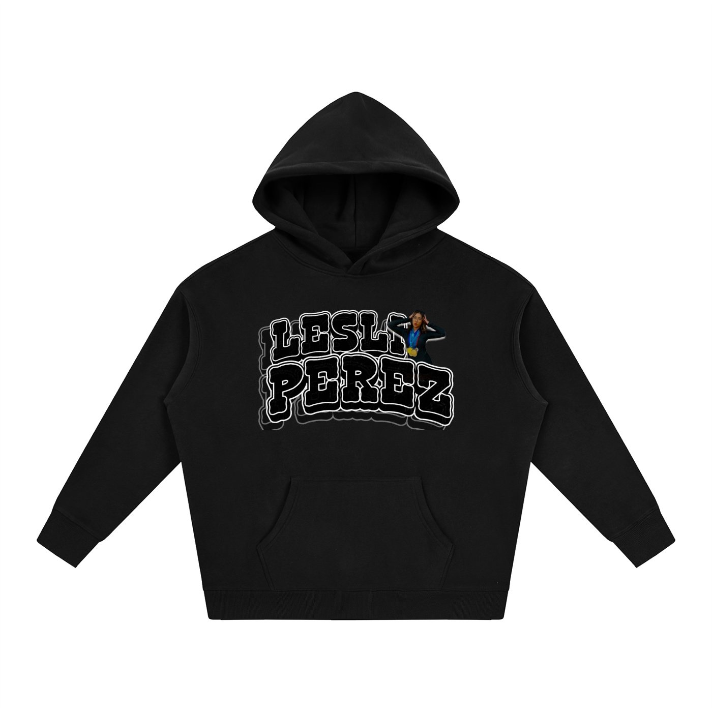 Lesli Perez  Oversize Fleeced Hoodie - Image 1