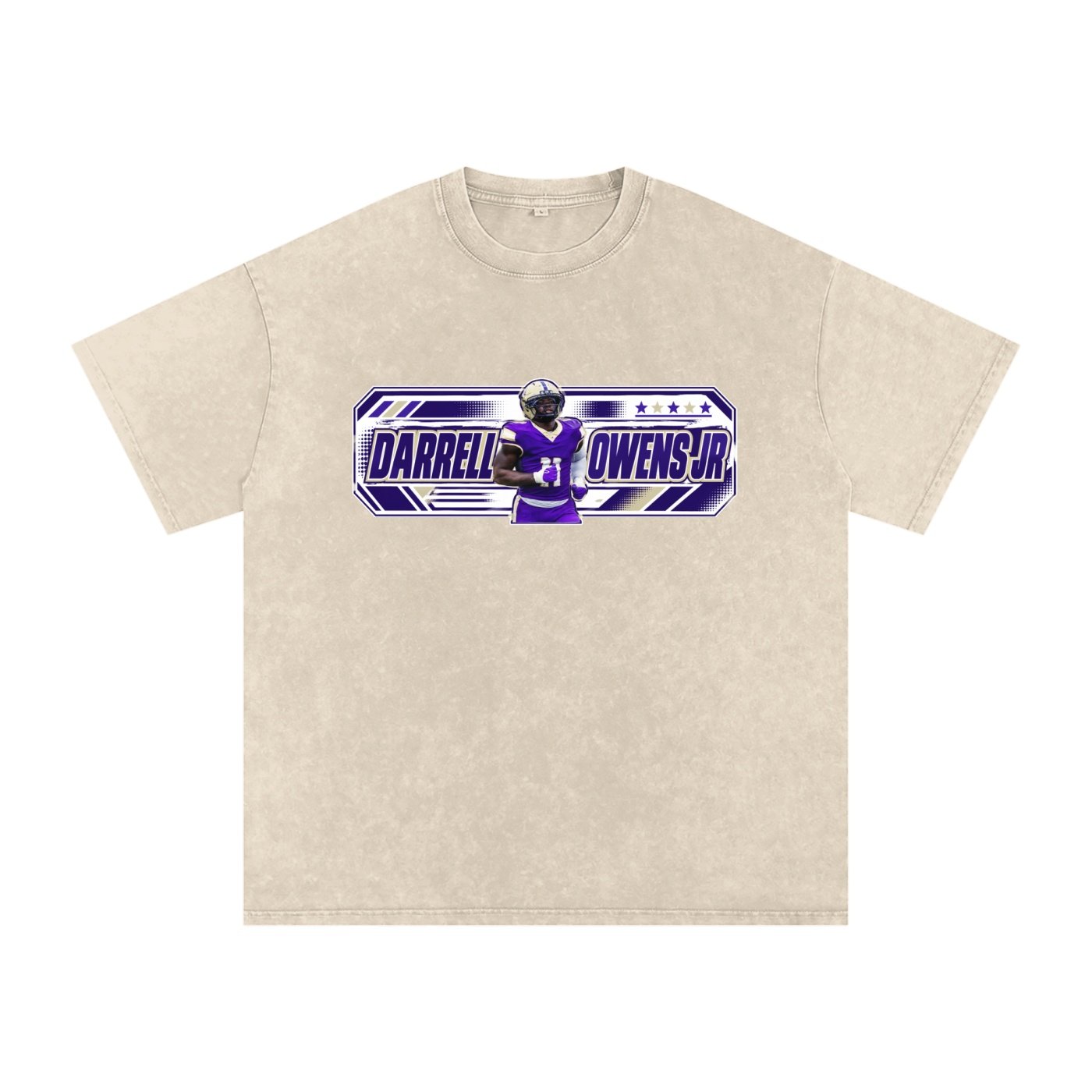 Darrell owens jr Snow Washed Oversized TEE - Image 2