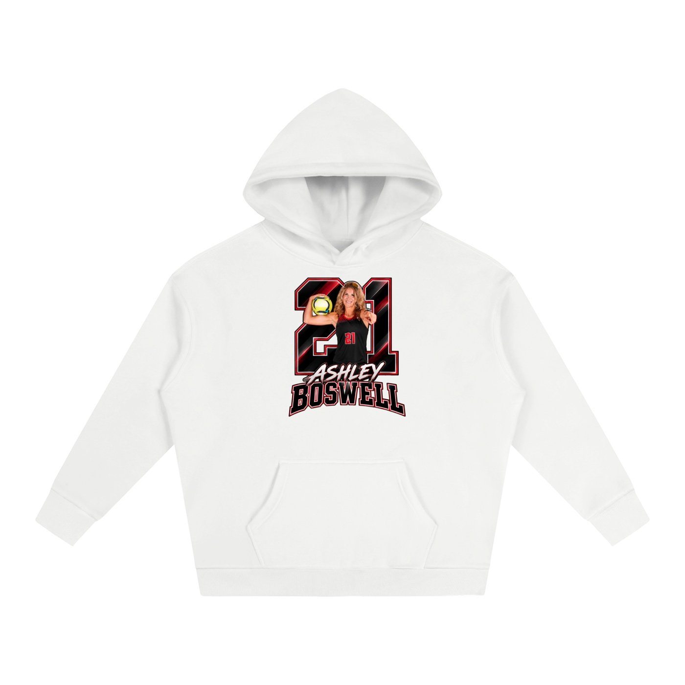 Ashley Boswell Oversize Fleeced Hoodie - Image 2