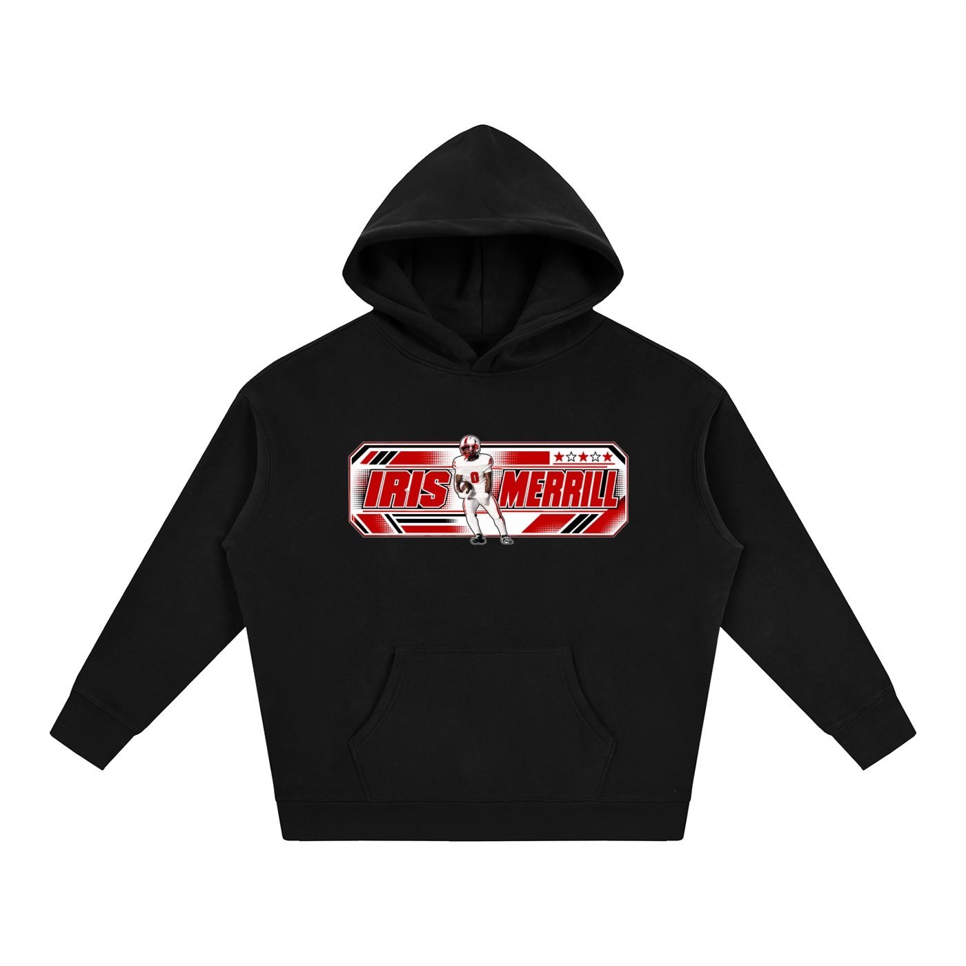 Iris Merrill Oversize Fleeced Hoodie - Image 1