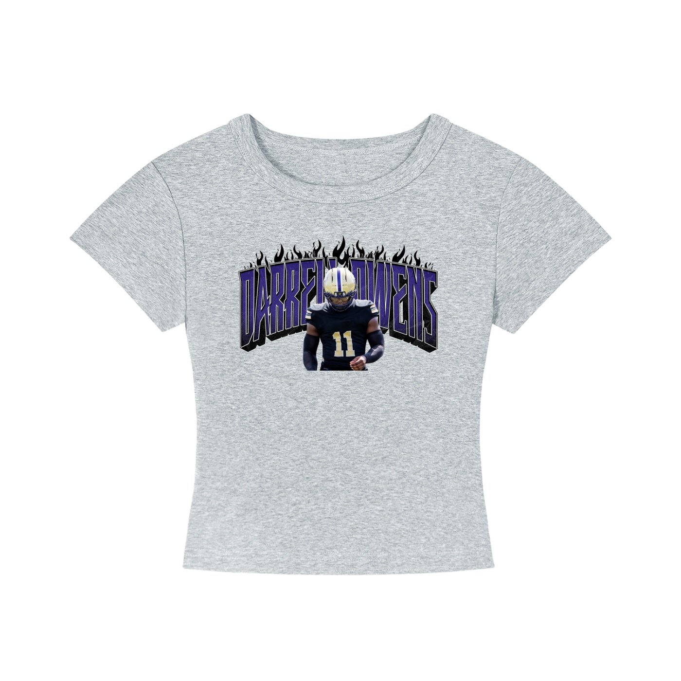 Darrell owens jr Women's CropTop - Image 3
