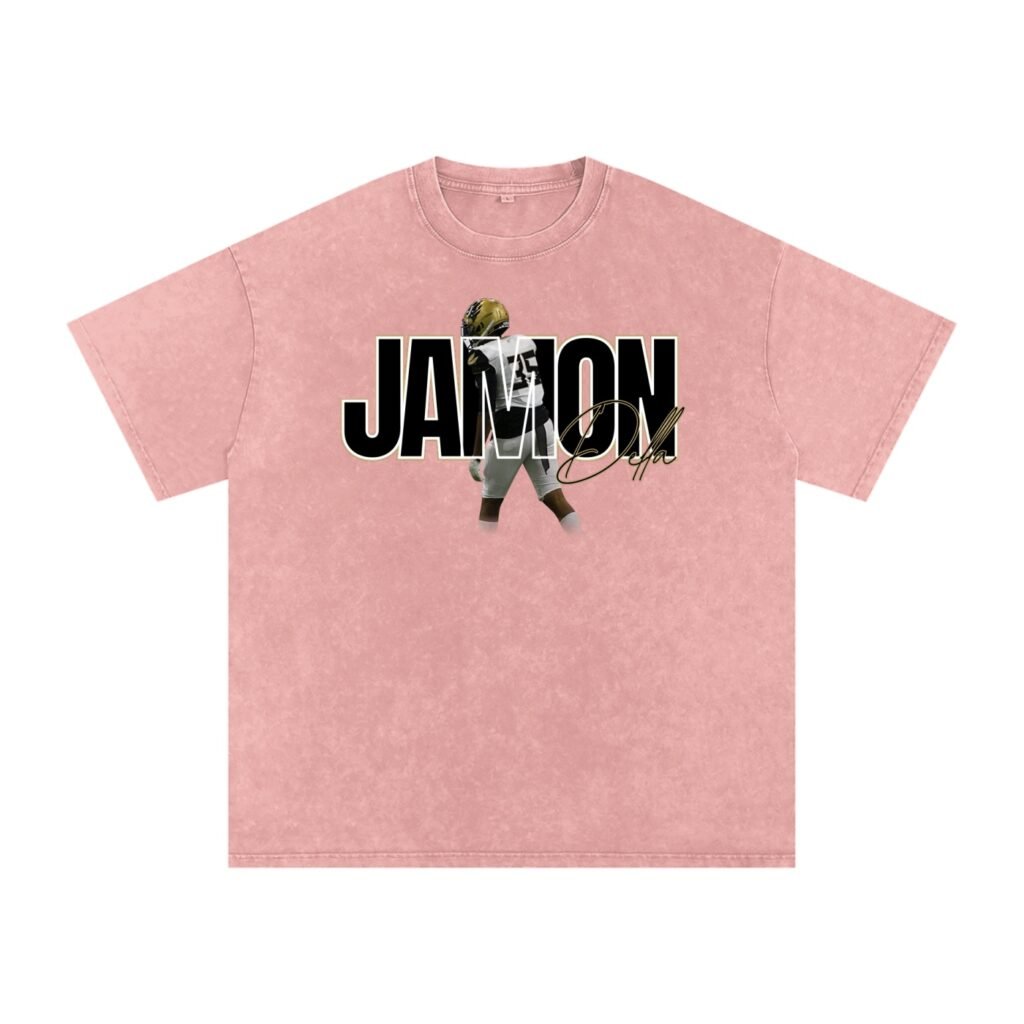 Jamon Della Snow Washed Oversized TEE