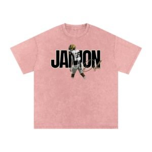 Jamon Della Snow Washed Oversized TEE - Image 5