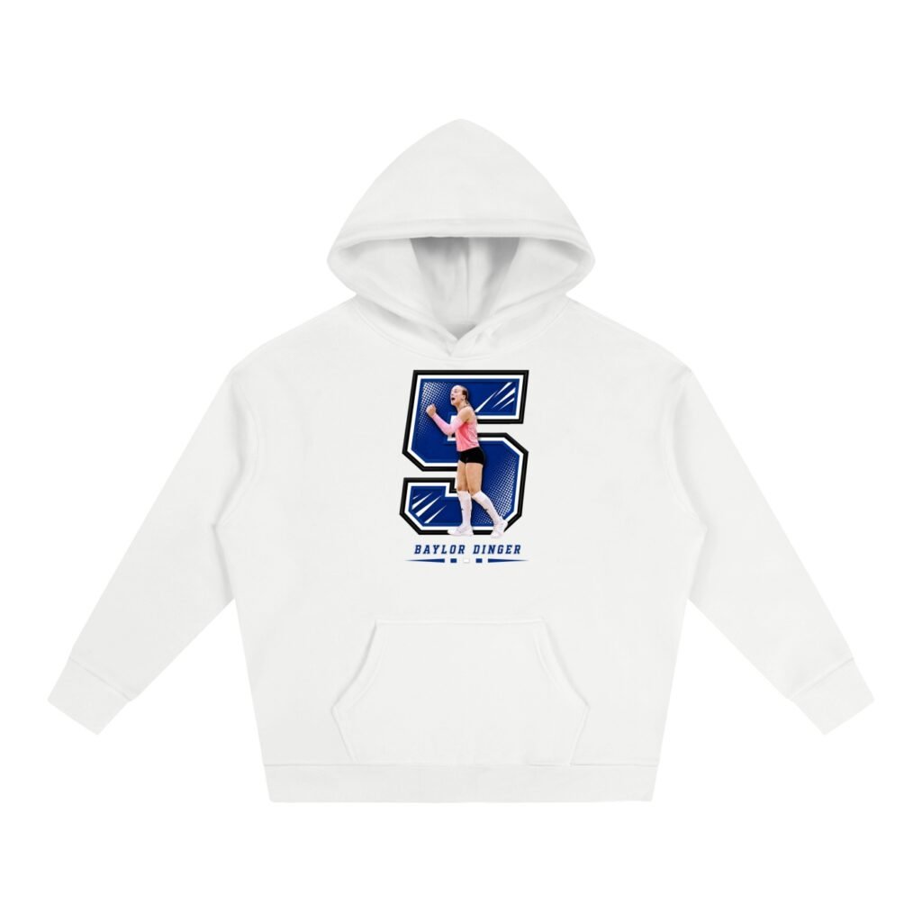 Baylor dinger Oversize Fleeced Hoodie