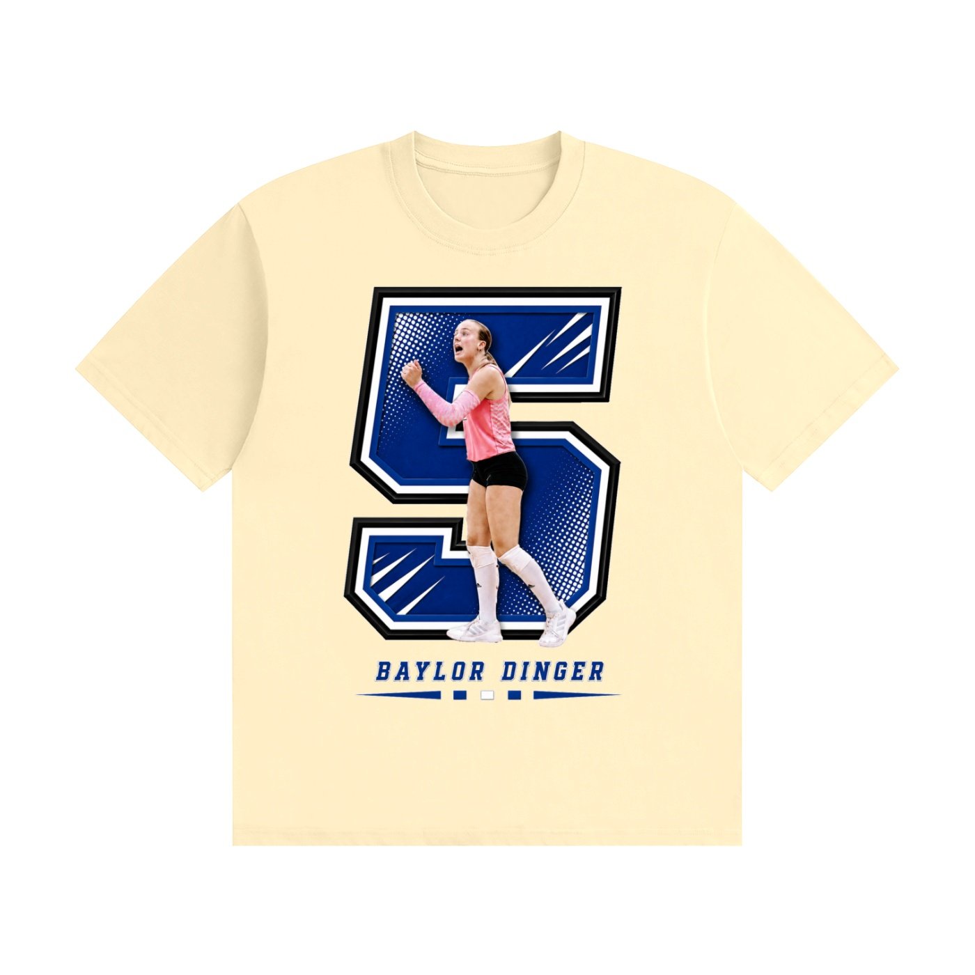 Baylor dinger Unisex Cotton T-Shirt - Image 3