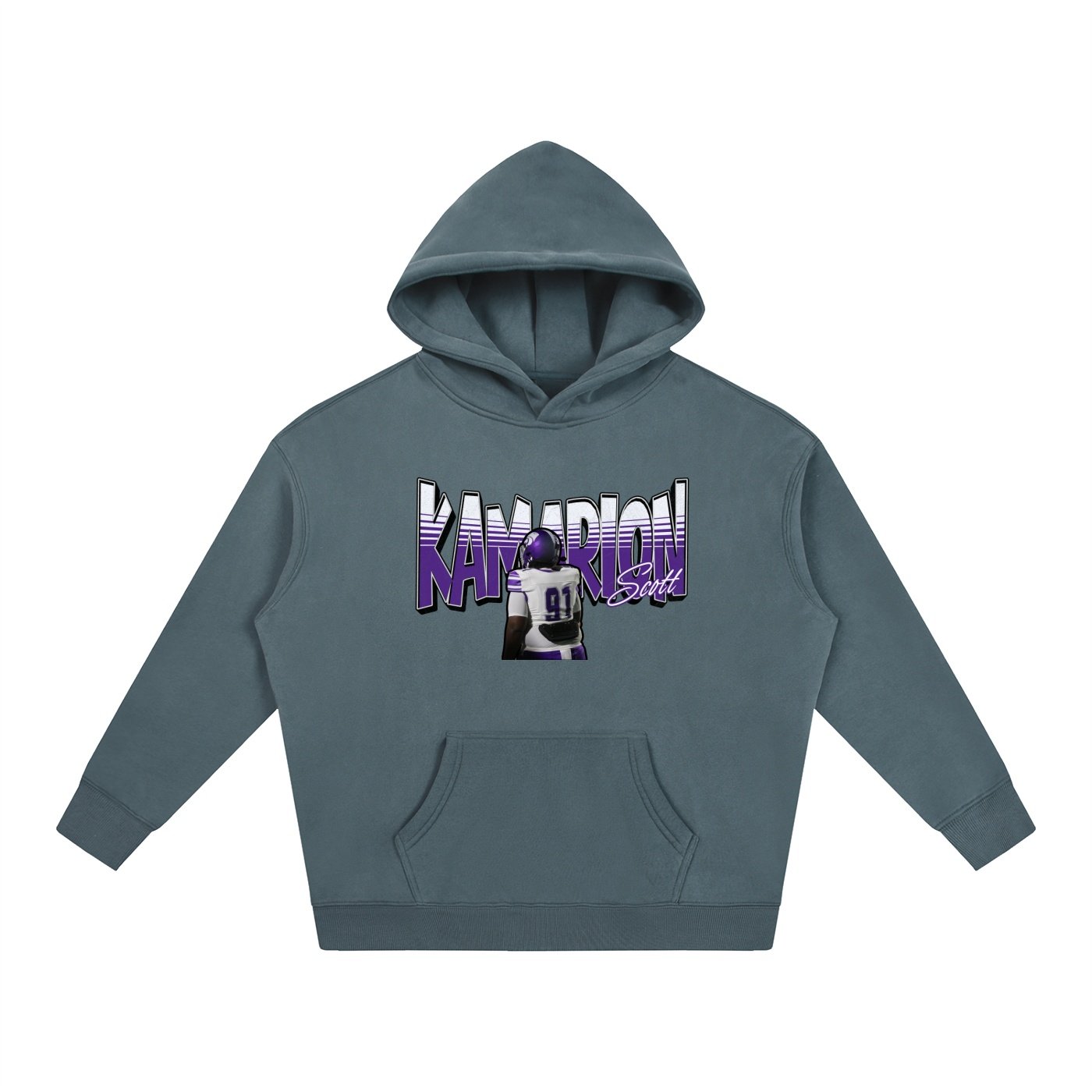 Kamarion scott   Oversize Fleeced Hoodie - Image 4