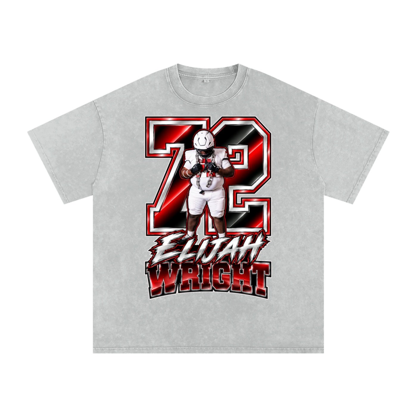 Elijah Wright  Snow Washed Oversized TEE - Image 3