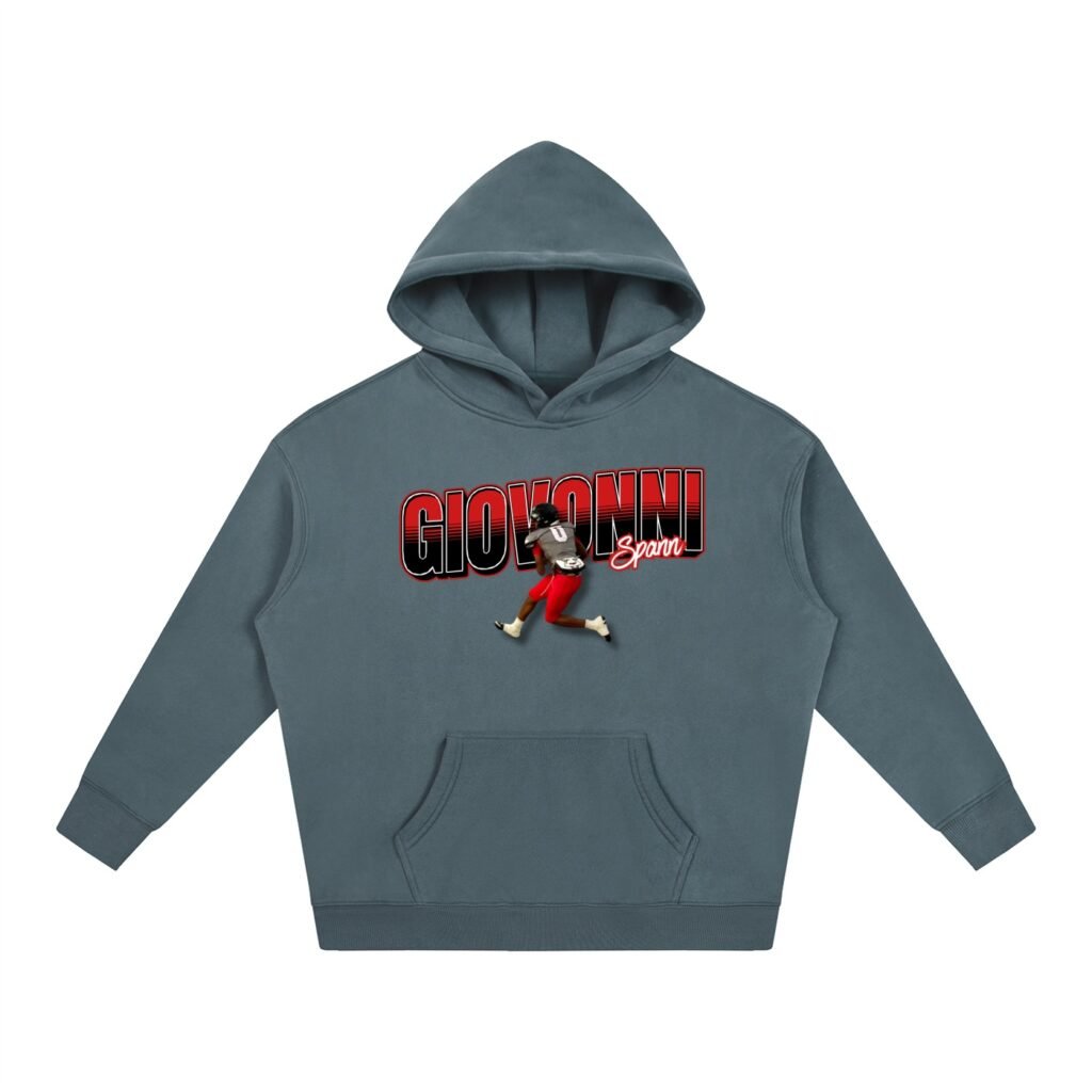 Giovonni Spann  Oversize Fleeced Hoodie