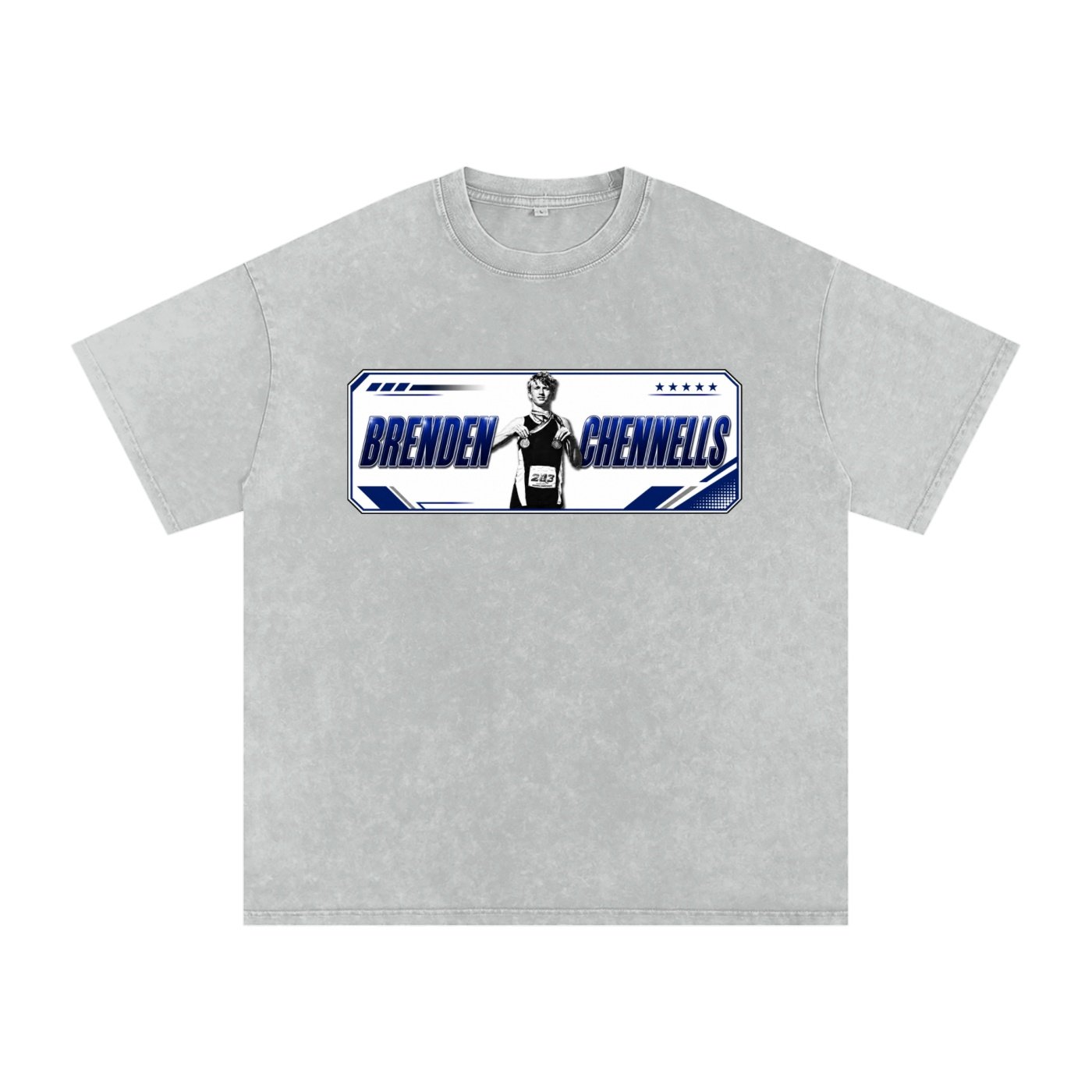Brendon Chennells Snow Washed Oversized TEE - Image 3