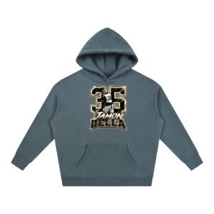 Jamon Della  Oversize Fleeced Hoodie - Image 4