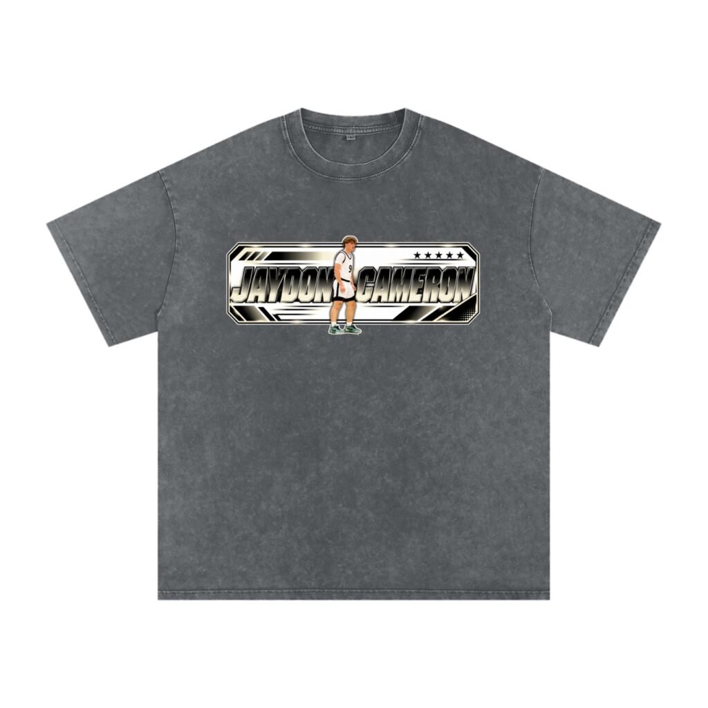 Jaydon Cameron Snow Washed Oversized TEE