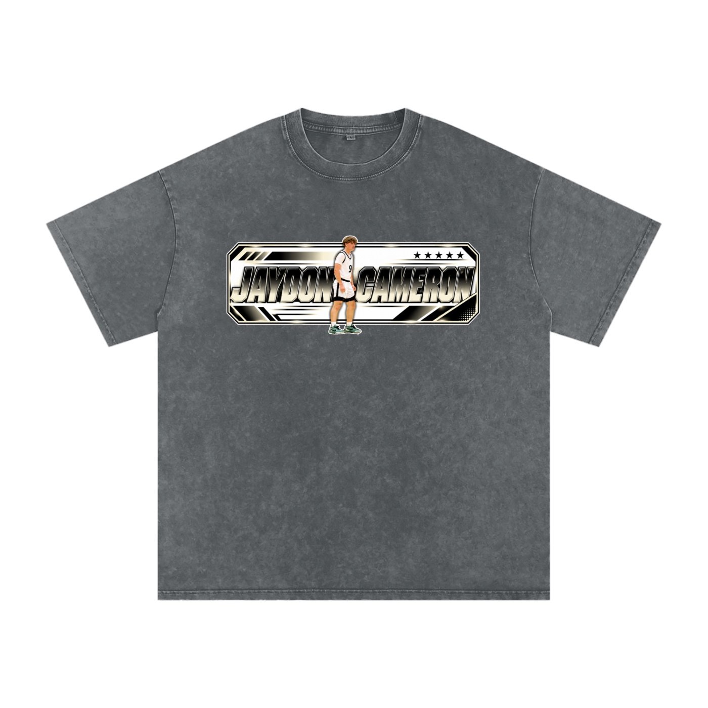 Jaydon Cameron  Snow Washed Oversized TEE - Image 4