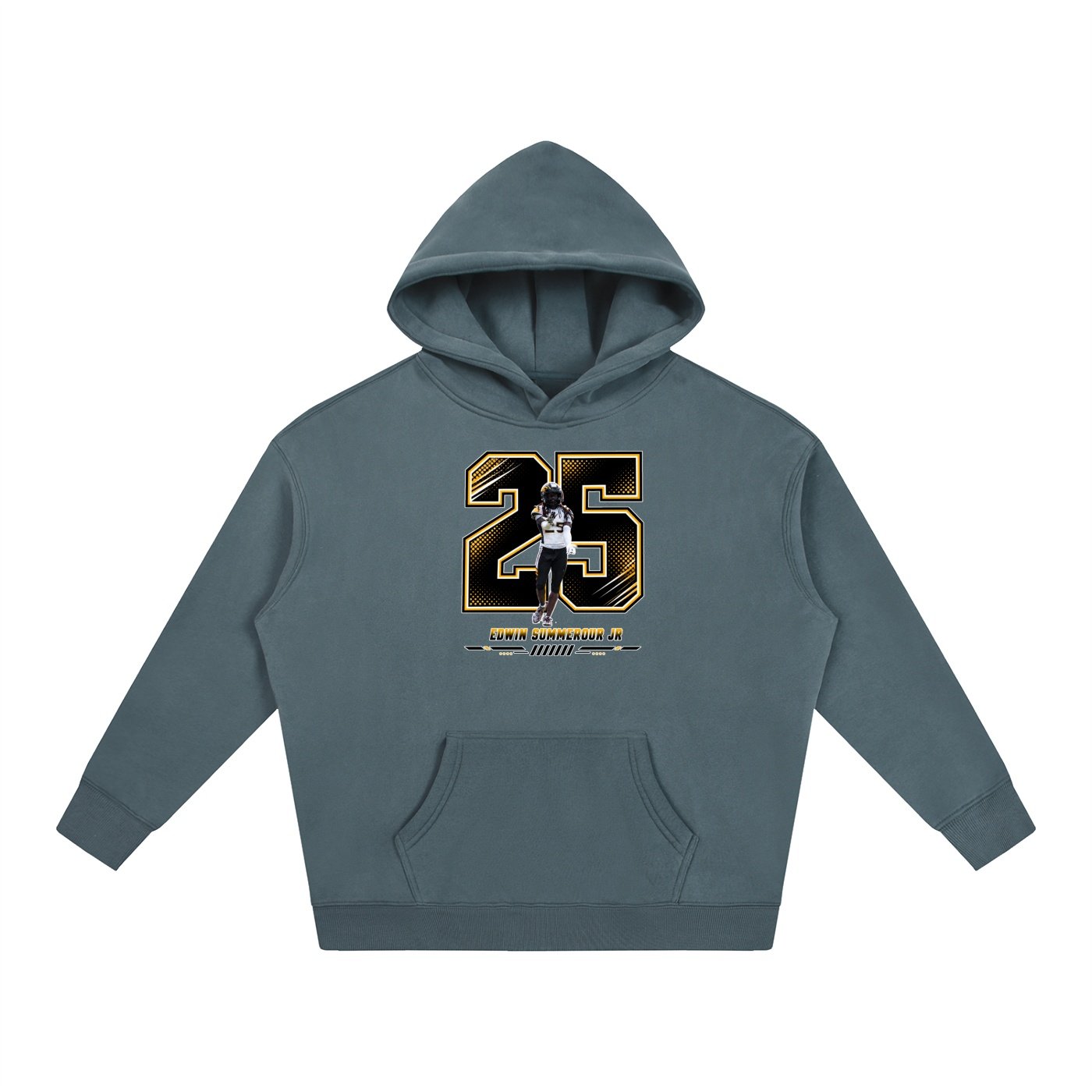 Edwin summerour jr Oversize Fleeced Hoodie - Image 4