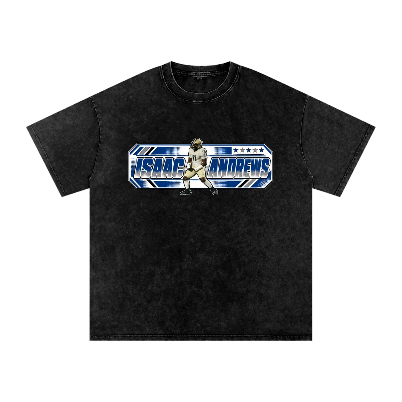 Isaac Andrews  Snow Washed Oversized TEE - Image 1