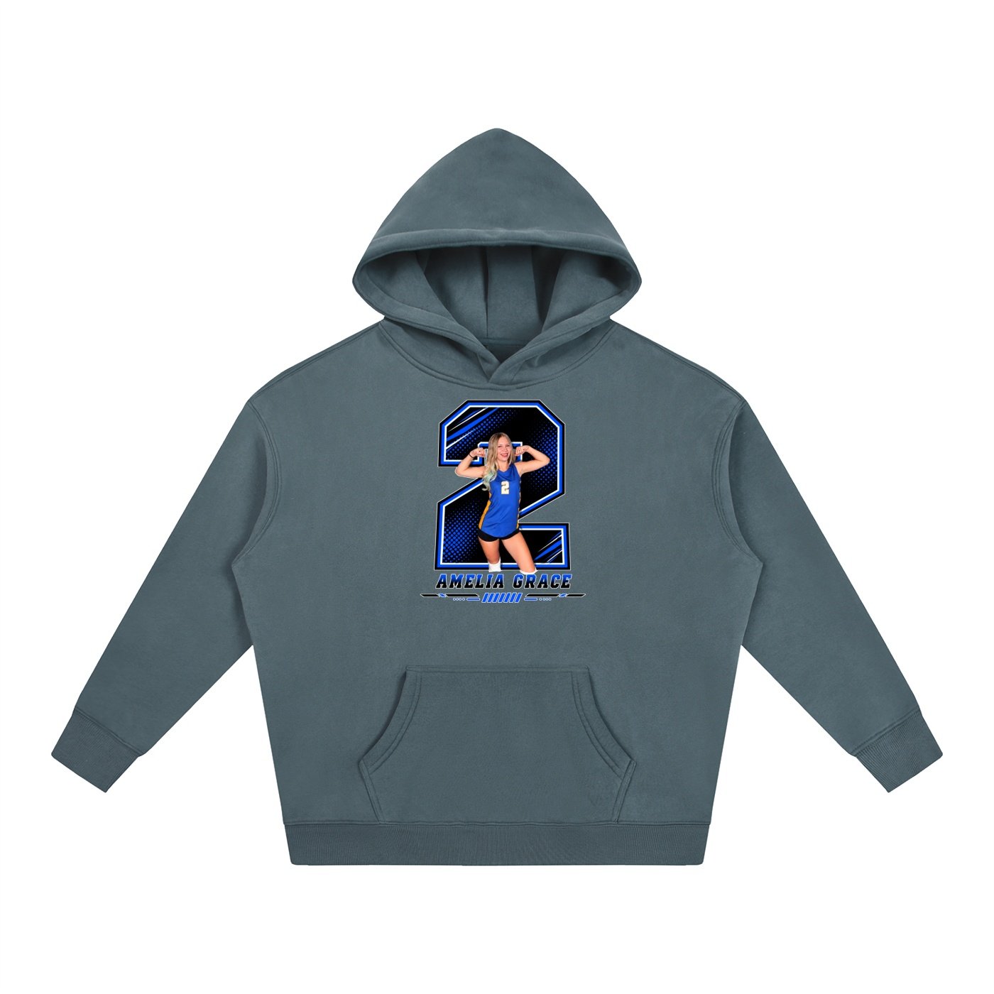 Amelia Grace Oversize Fleeced Hoodie - Image 4