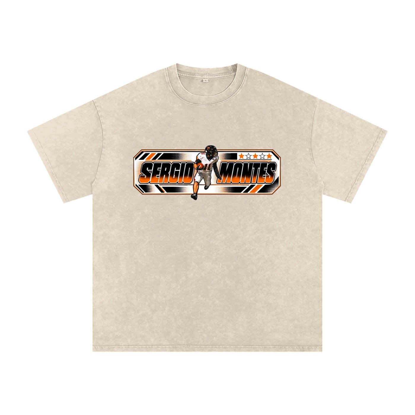 Sergio Montes  Snow Washed Oversized TEE - Image 2