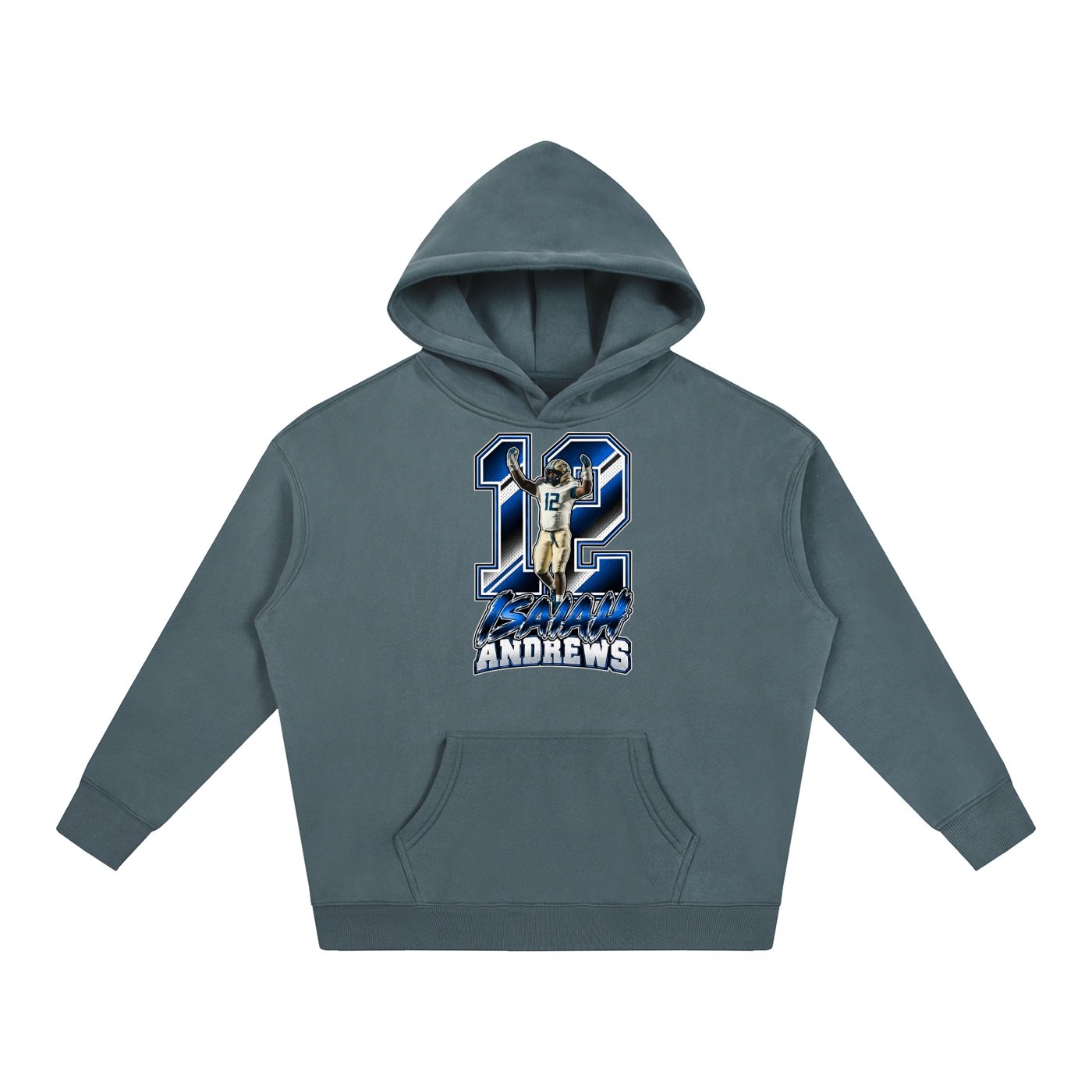 Isaiah Andrews  Oversize Fleeced Hoodie - Image 4