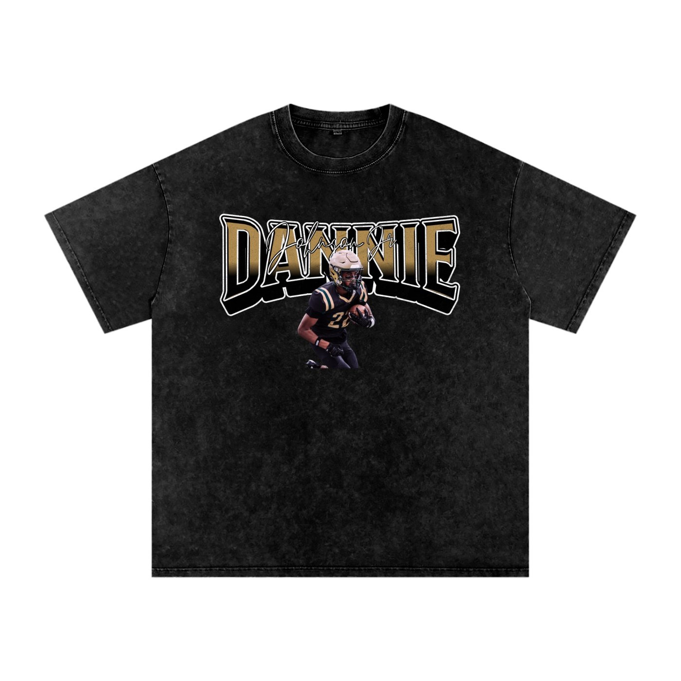 Dannie Johnson jr Snow Washed Oversized TEE - Image 1