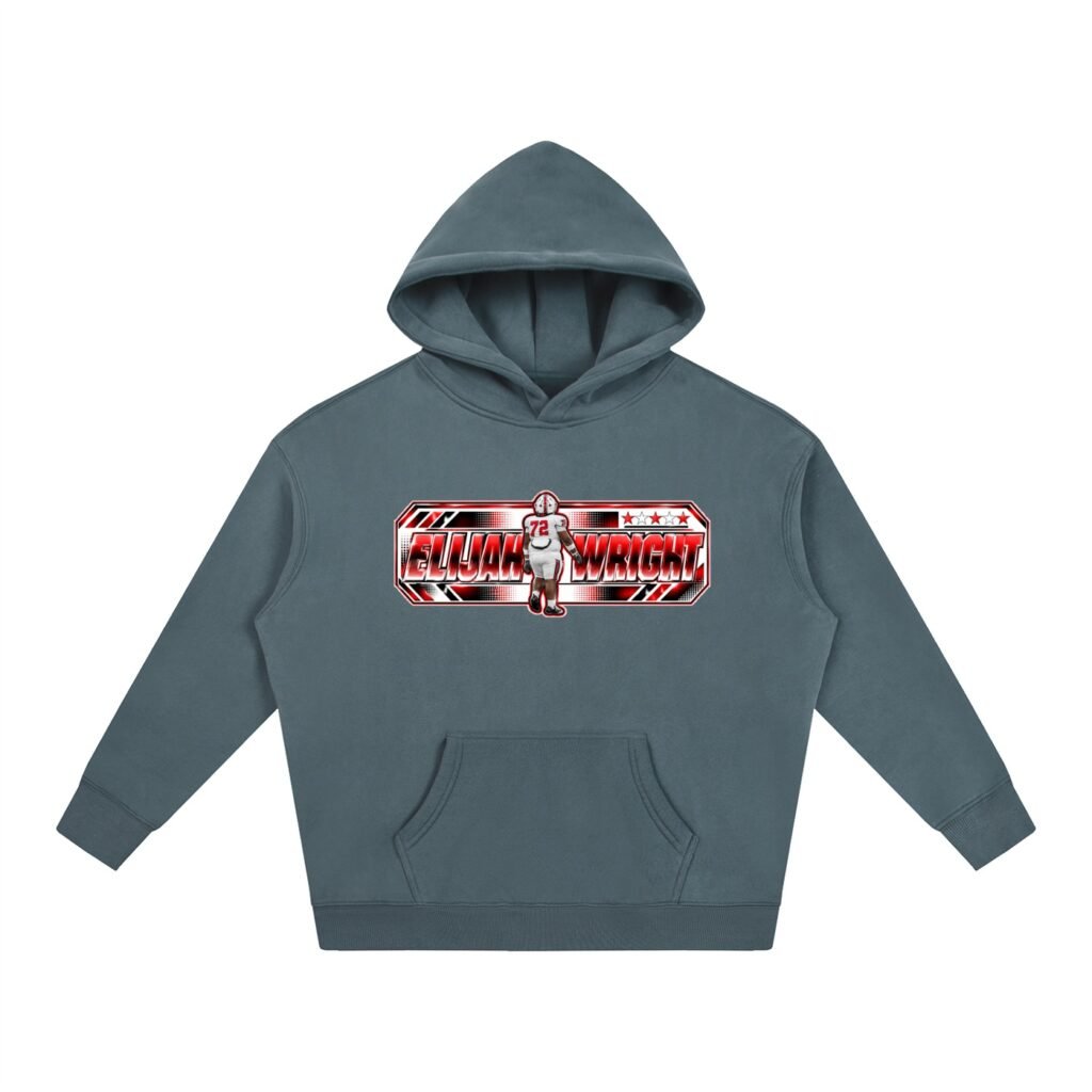 Elijah Wright  Oversize Fleeced Hoodie