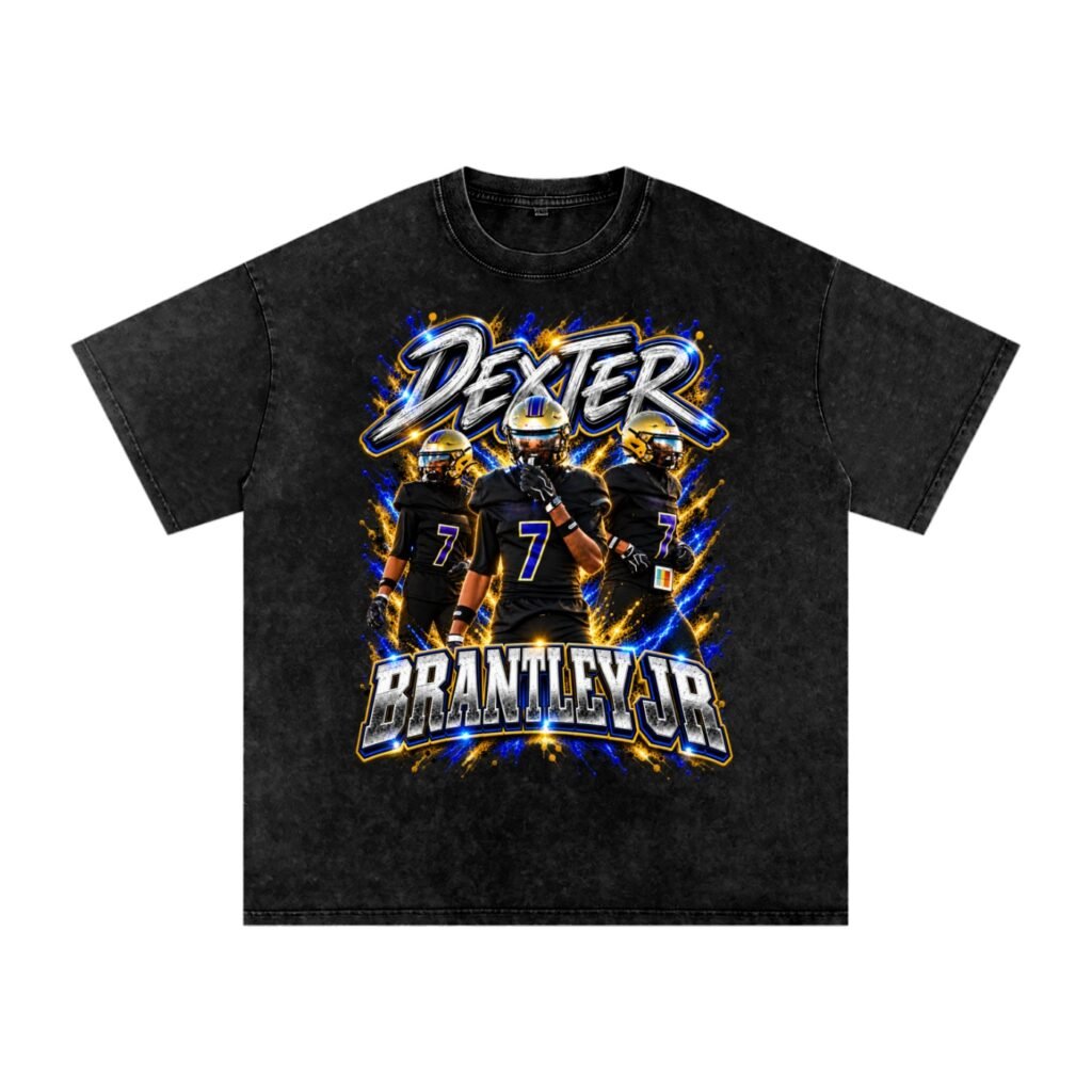 Dexter Brantley Jr, Snow Washed Oversized TEE