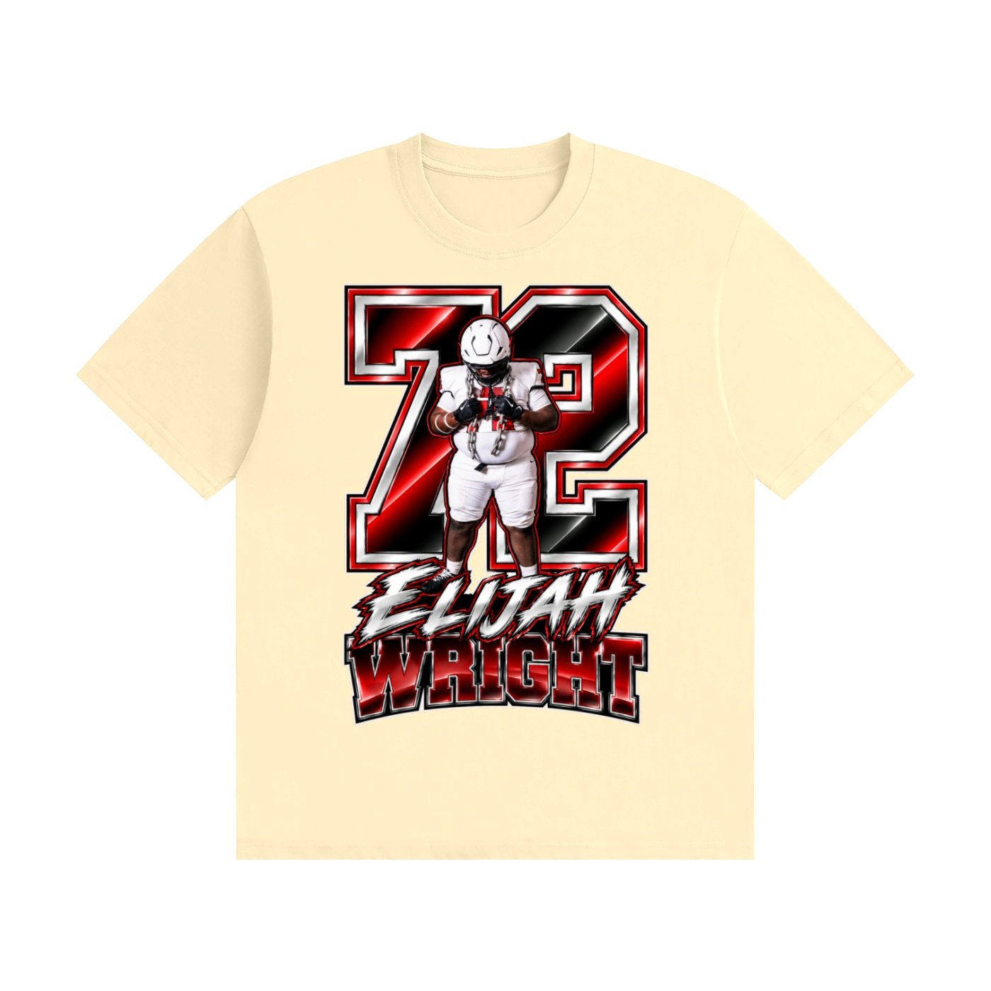 Elijah Wright  Unisex Cotton T-Shirt - Image 3
