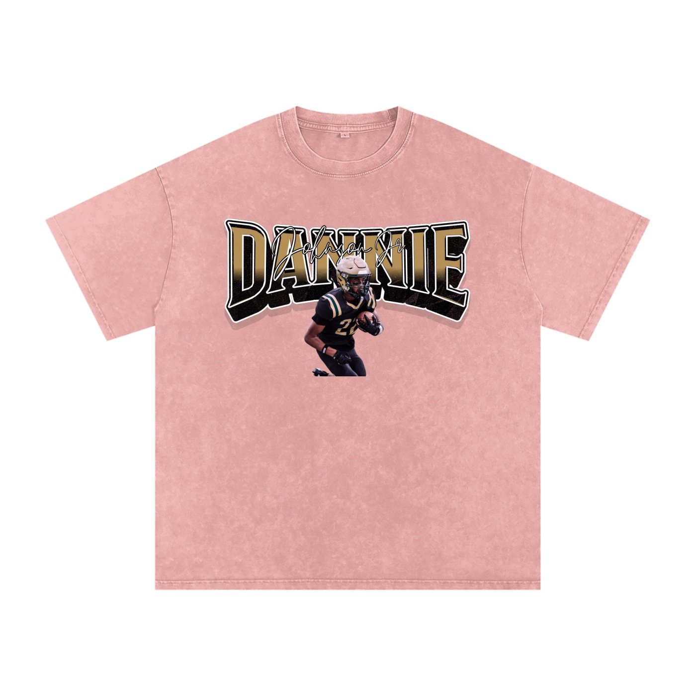 Dannie Johnson jr Snow Washed Oversized TEE - Image 5