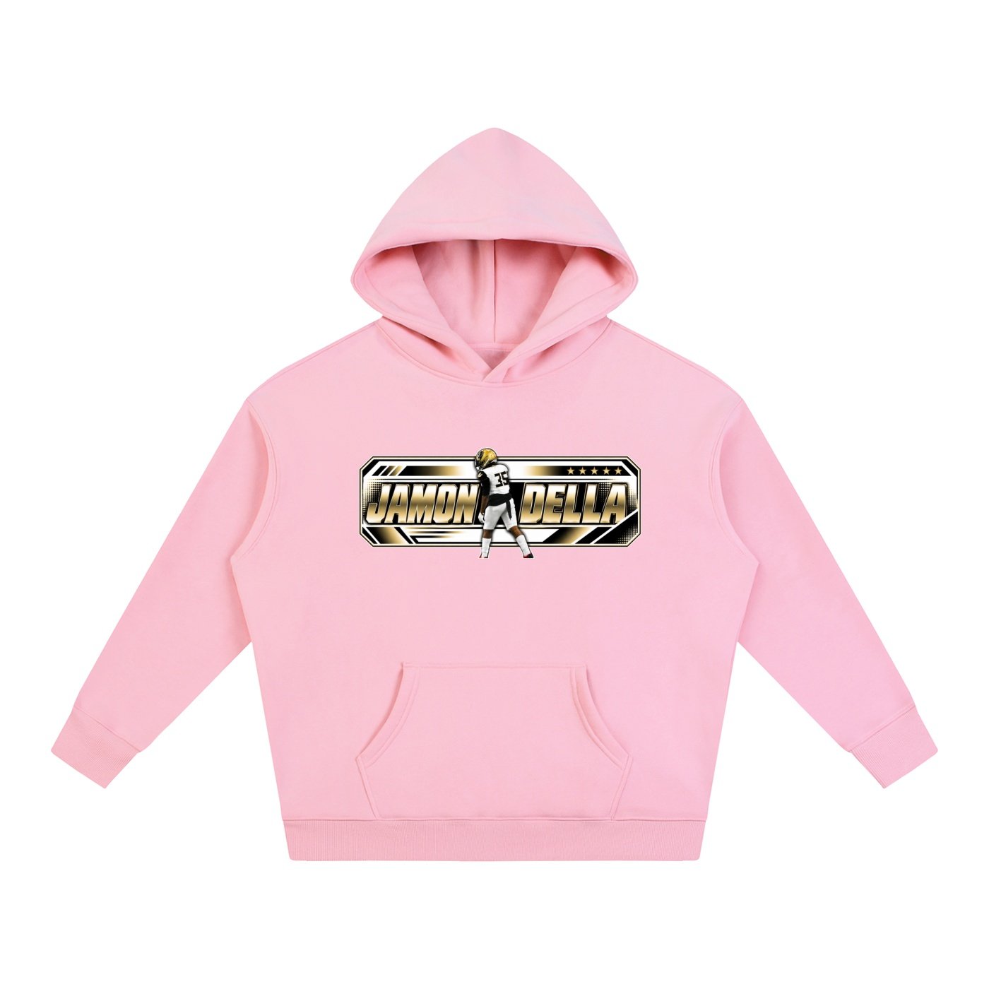 Jamon Della  Oversize Fleeced Hoodie - Image 5