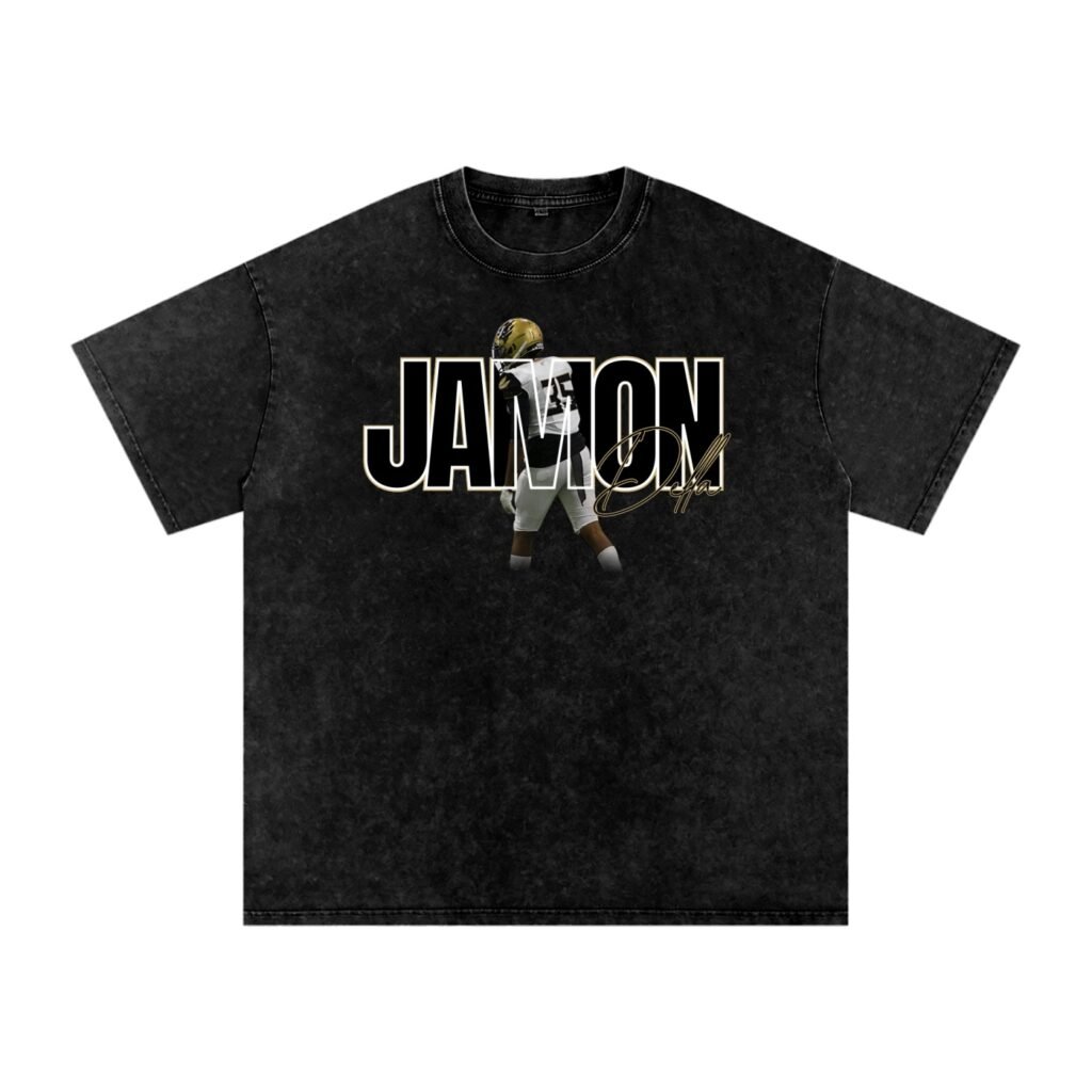 Jamon Della Snow Washed Oversized TEE