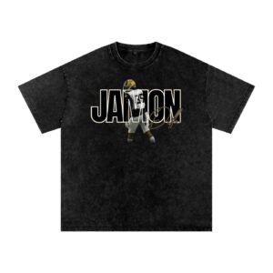 Jamon Della Snow Washed Oversized TEE - Image 1