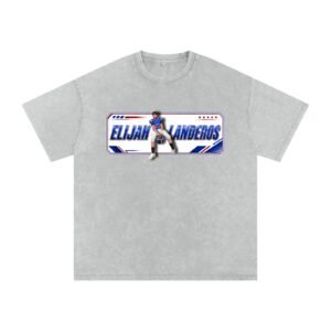 Elijah Landeros Snow Washed Oversized TEE - Image 3