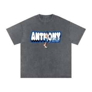Anthony Takla Snow Washed Oversized TEE - Image 4