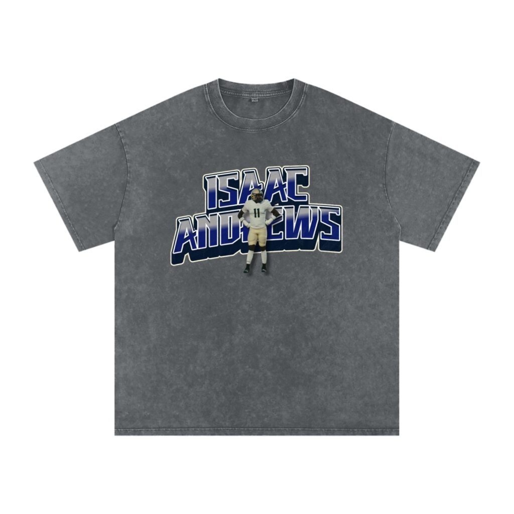 Isaac Andrews  Snow Washed Oversized TEE