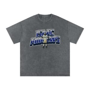 Isaac Andrews  Snow Washed Oversized TEE - Image 4
