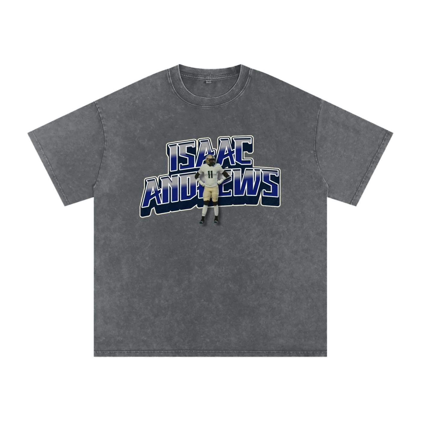 Isaac Andrews  Snow Washed Oversized TEE - Image 4