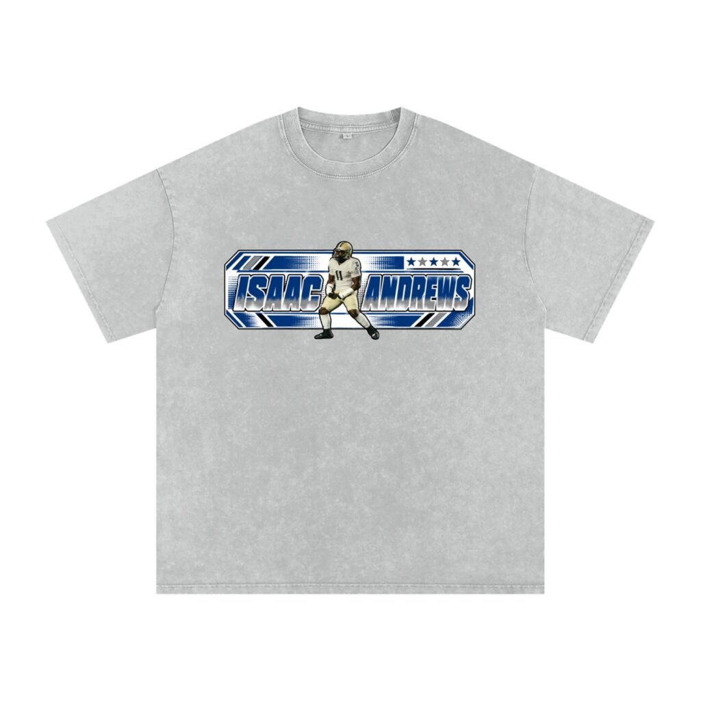 Isaac Andrews  Snow Washed Oversized TEE