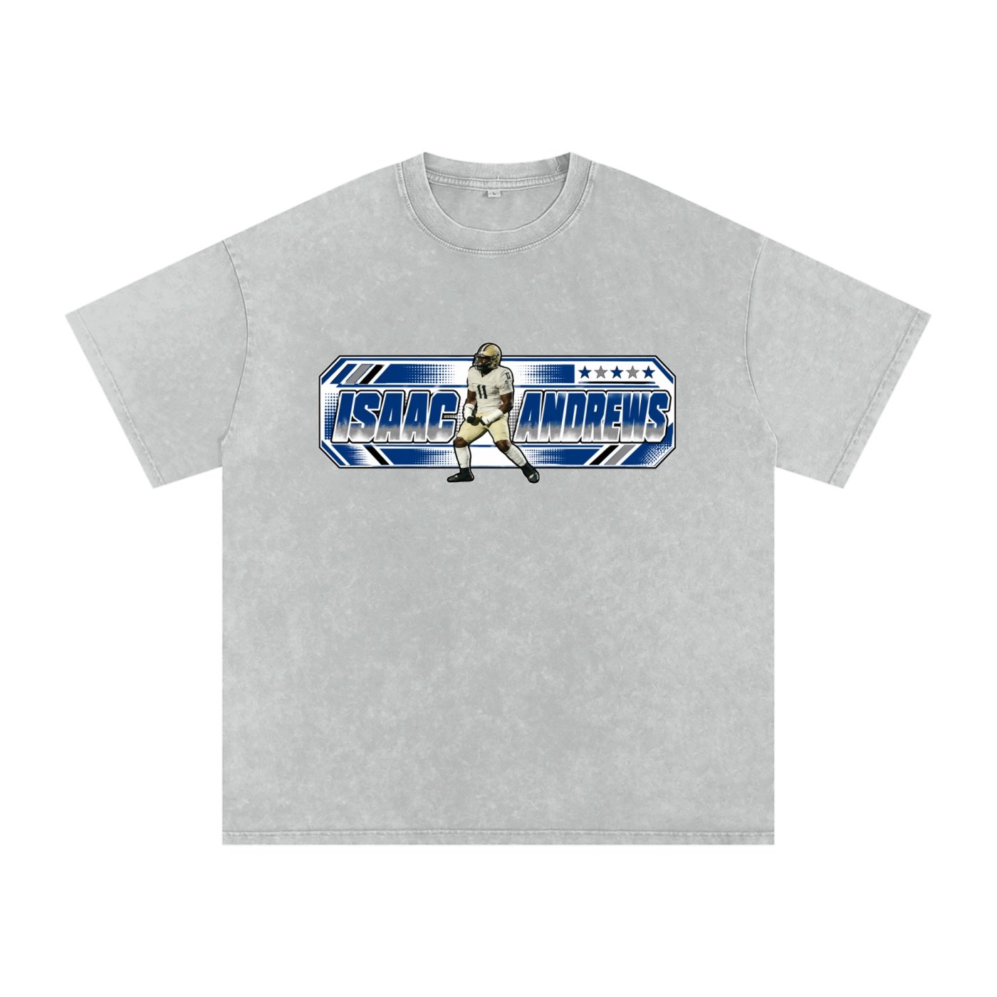 Isaac Andrews  Snow Washed Oversized TEE - Image 3