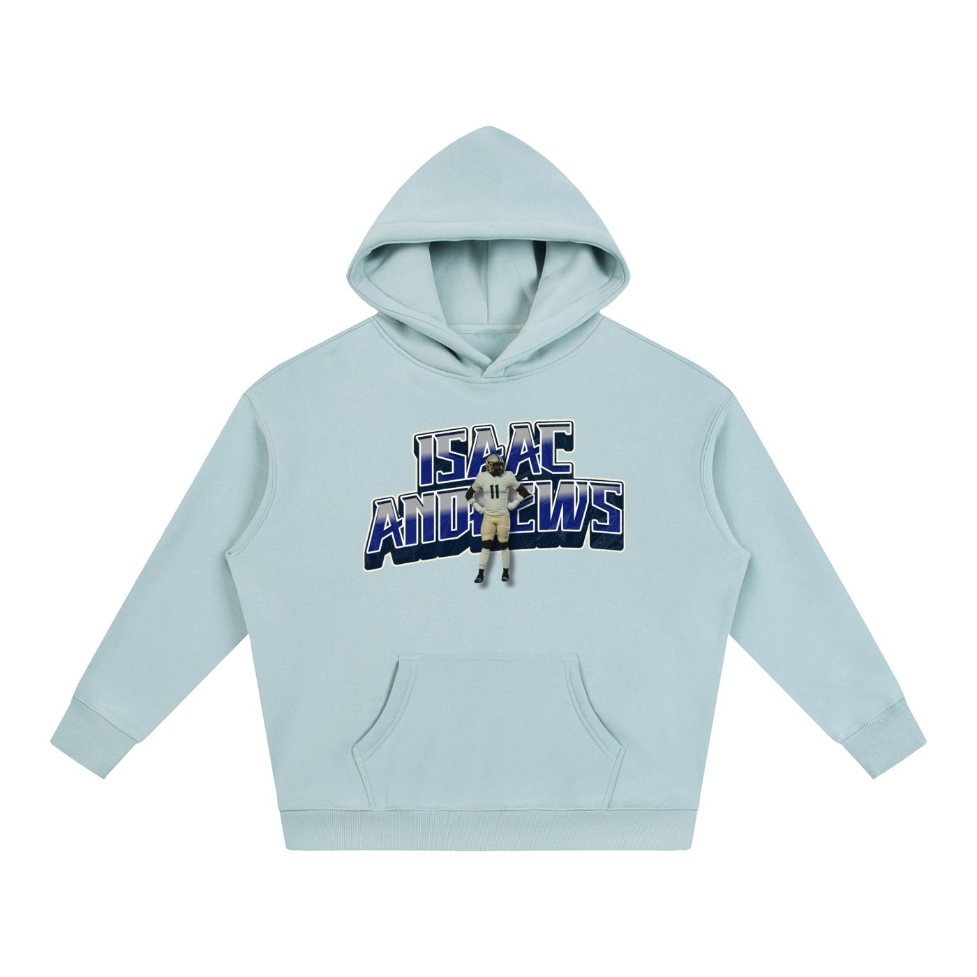 Isaac Andrews  Oversize Fleeced Hoodie - Image 3