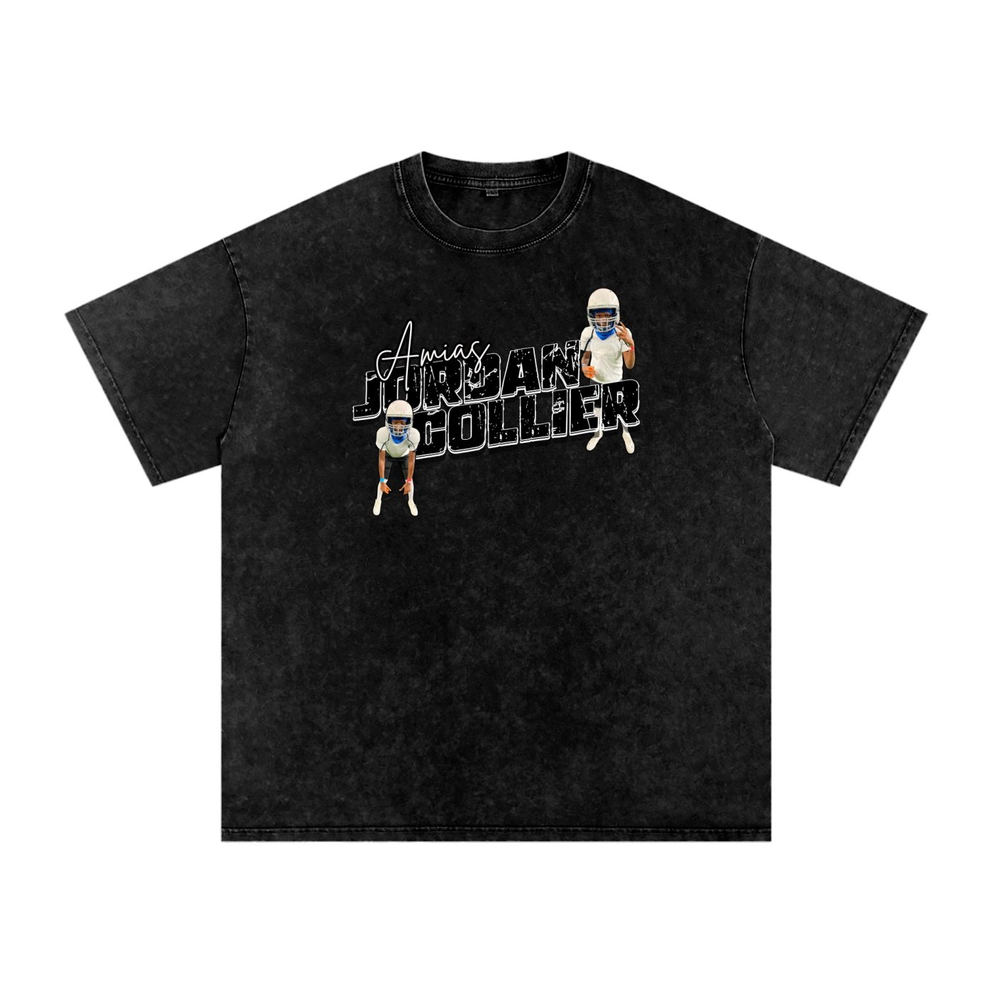 Amias Jordan collier Snow Washed Oversized TEE - Image 1