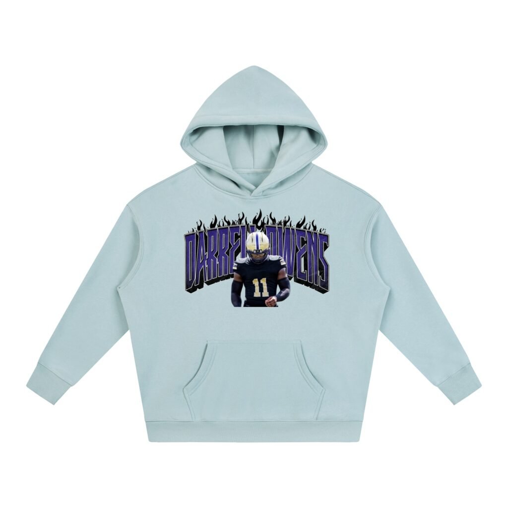 Darrell owens jr Oversize Fleeced Hoodie