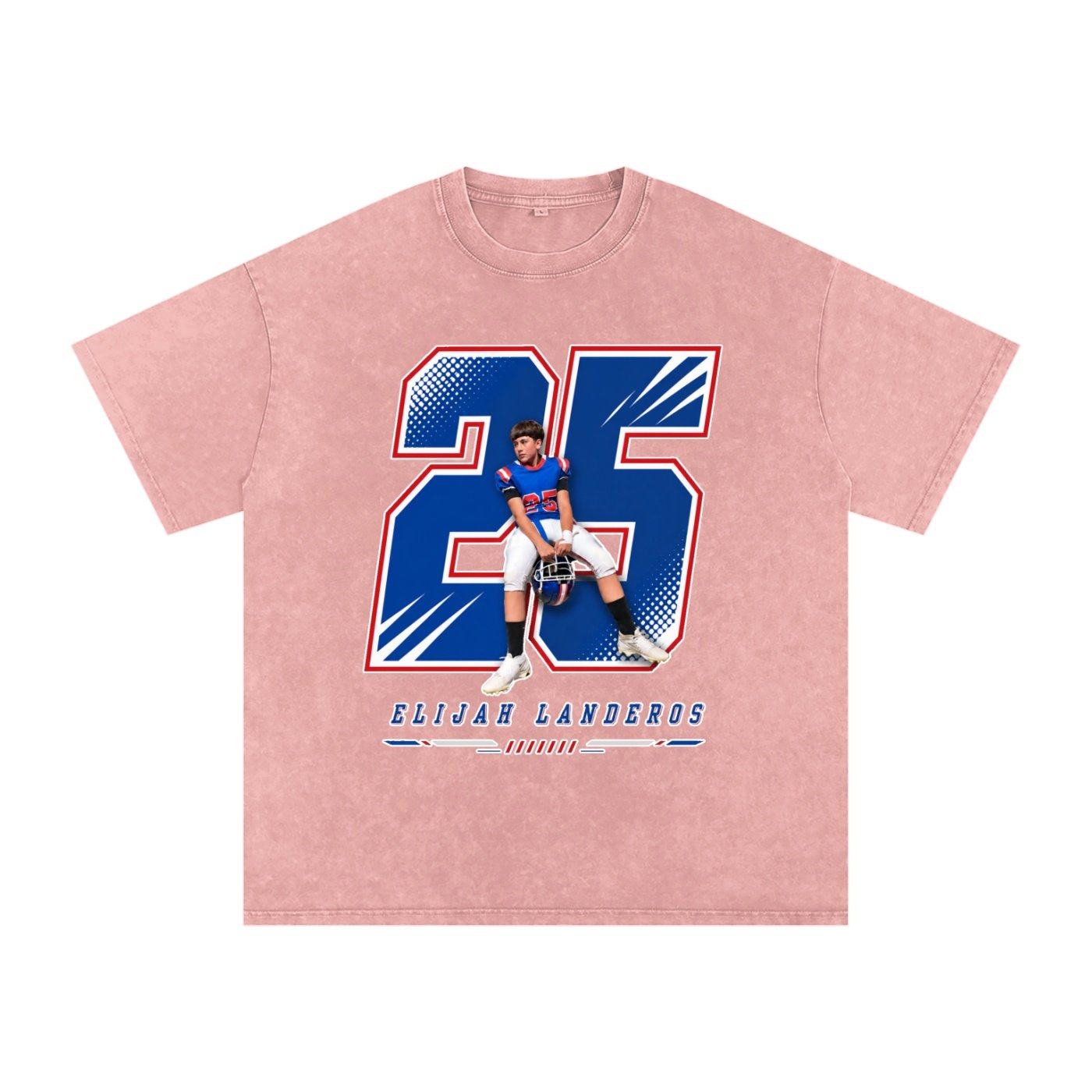 Elijah Landeros Snow Washed Oversized TEE - Image 5