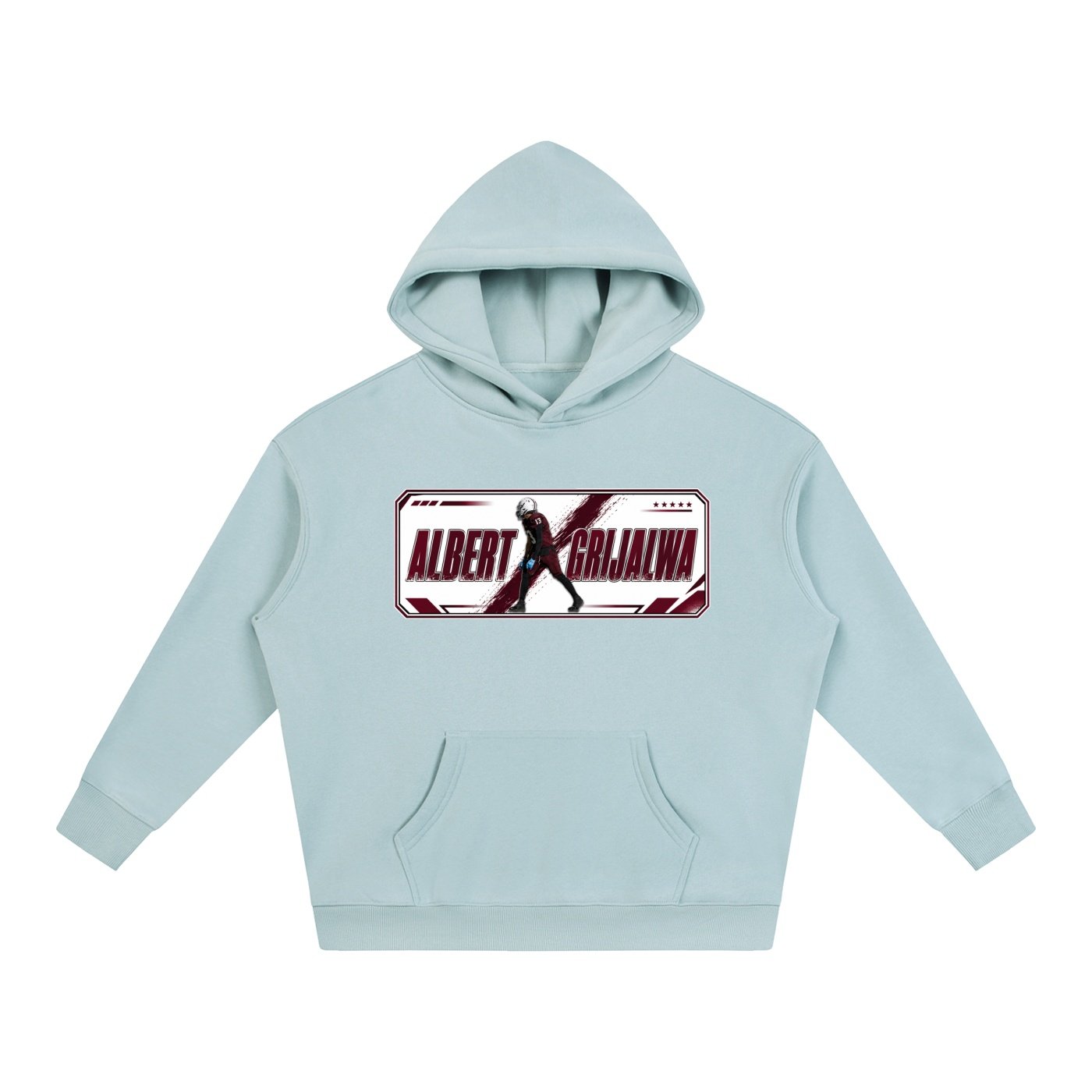 Albert Grijalva Oversize Fleeced Hoodie - Image 3