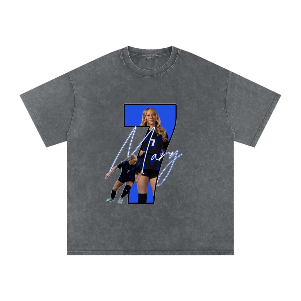 Mary Webb Snow Washed Oversized TEE