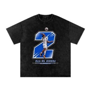 kal-el bibera Snow Washed Oversized TEE - Image 1